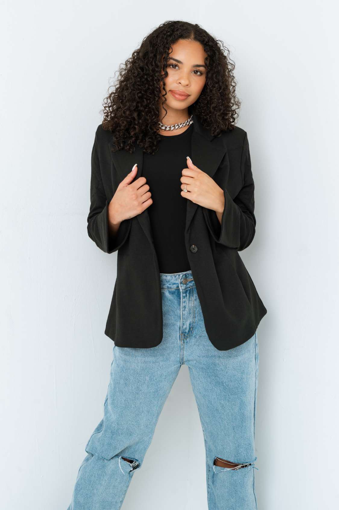 Women Blazer - Black Everywhere Blazer - XS