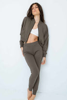 Everywhere Crop Jacket - Fog