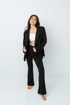 Wide Leg Seamed Pant for Women - Ian Design Co